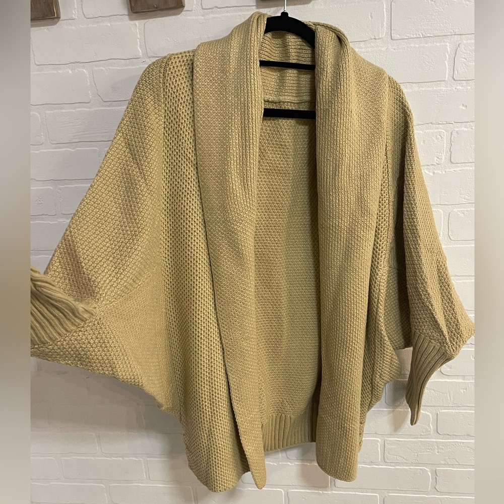 Women’s size small khaki cardigan